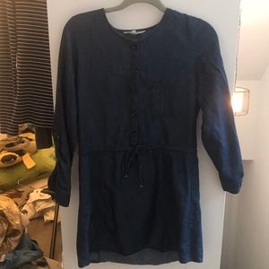 Denim 3/4 Sleeve Dress
